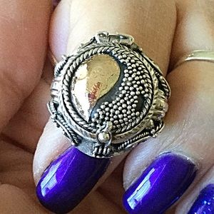 Unique Sterling “Poison” Ring